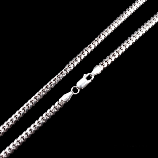 925 Sterling Silver 4.1mm Miami Cuban Link Chain - CH650